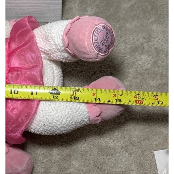 Disney Store Genuine Lambie Plush Doll With Pink Tutu & Bow 15" Made In Vietnam - Picture 8 of 9